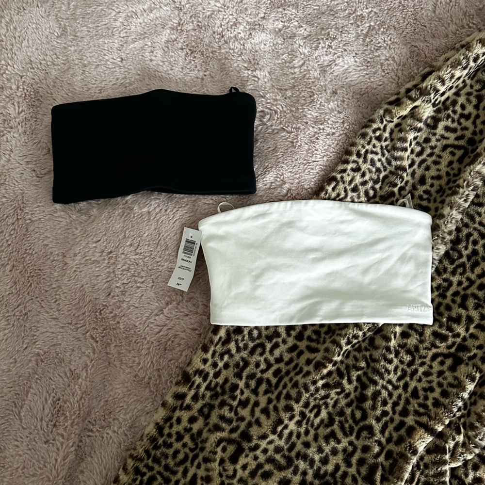 Aritzia Contour Bandeau Tops - Pack of two